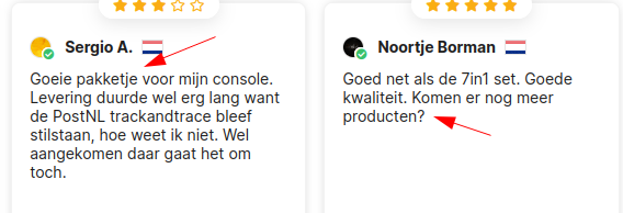 Fake? reviews die nergens over gaan!