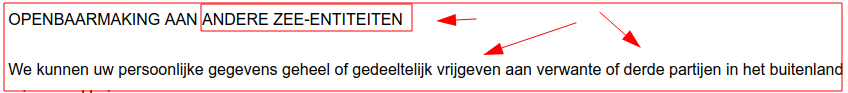 Zee entiteiten?