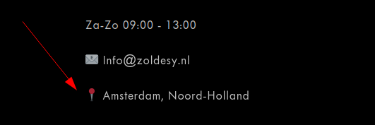 Ze zitten dus NIET in Amsterdam (of Nederland)!