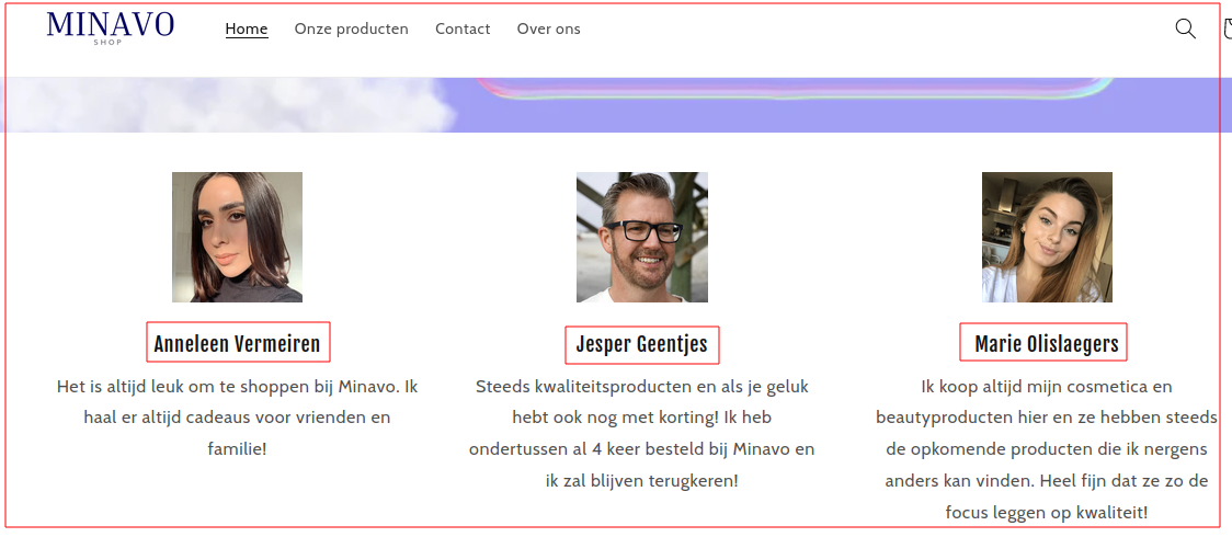 Daar zijn ze weer, nu op minavo-shop.com