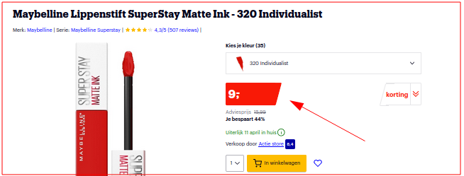 Identieke product (Bol.com)