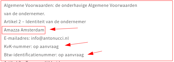 Zogenaamde identiteit