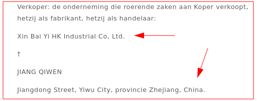 Webshopeigenaar en leverancier