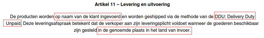 U bent importeur en betaalt inklaringskosten en BTW