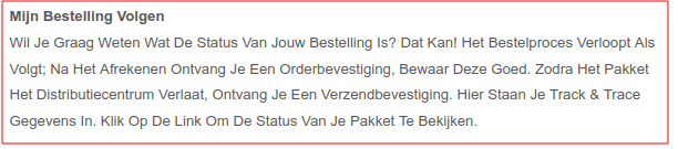 Zeer kenmerkende vertaling van Maleisische oplichting webshops.