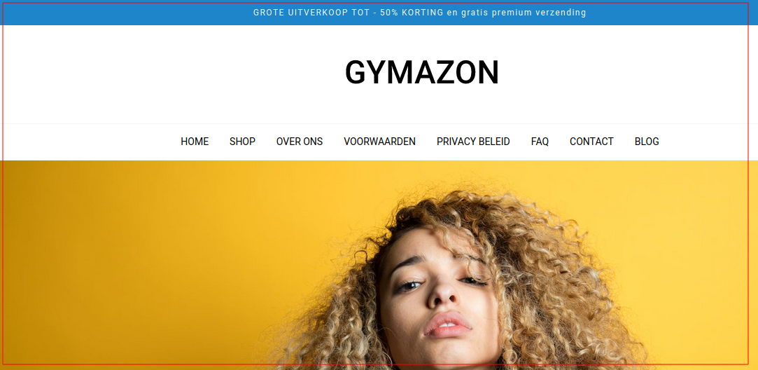 De malafide webshop gymazon.de