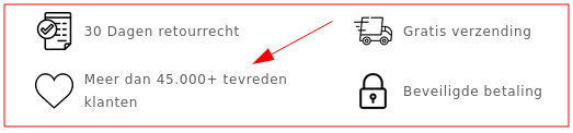 Webshop bestaat nog maar kort (valse claim).