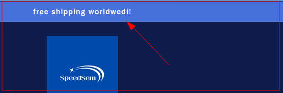 Prominent voorop de webshop...