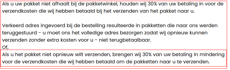 Is wat voor te zeggen maar blijft 30%