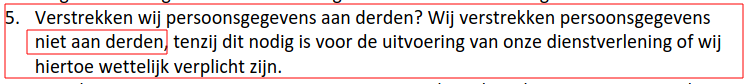 Hieronder valt (juridisch) ook "tracking¨!