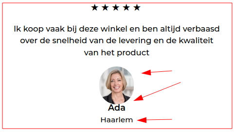 Dus dit moet Ada uit Haarlem zijn.