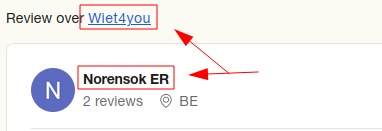 De (enige) positieve review