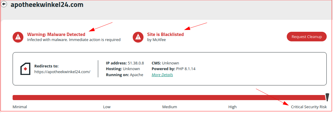 Ernstige waarschuwingen!