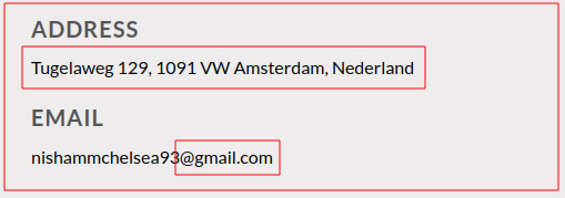 Fake bedrijfsadres en Gmail contactadres!