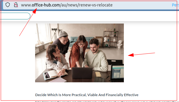Blijkt de klantenservice van Office-Hub Australie