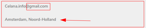 Gmail adres en NIET in Amsterdam!