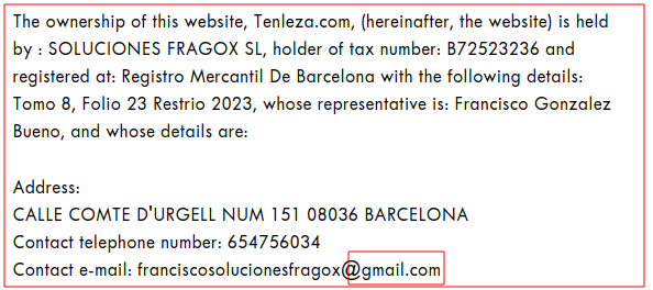 Alle bedrijfsgegevens