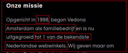 Opeenstapeling van  leugens!