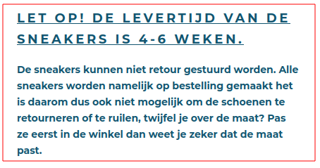 Het moet nog blijken