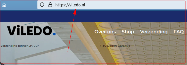 Nederlandse versie van de webshop.