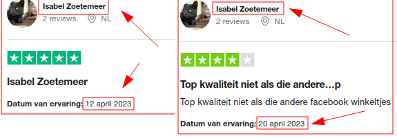 Tegenwerken negatieve reviews!