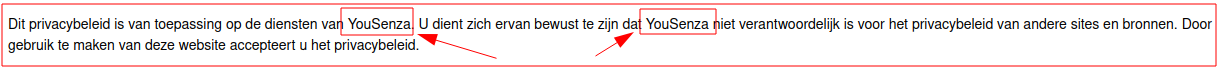 NIET geldig voor deze webshop!