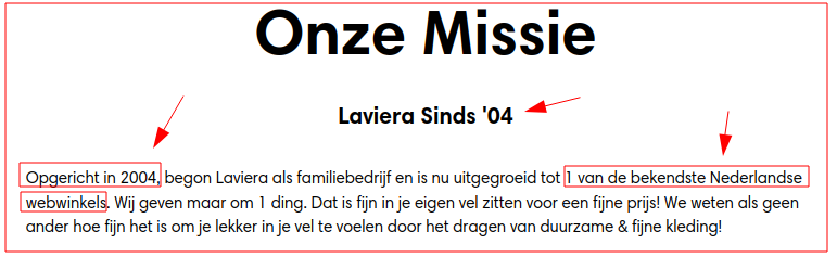 En 2004 klopt niet