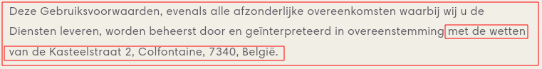 U heeft dus GEEN rechten (of bescherming)!