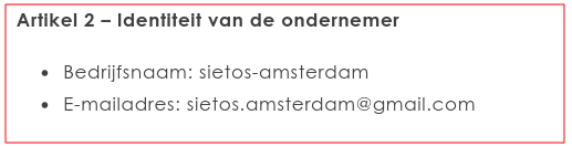 Identiteit dus onbekend!