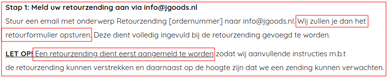 Kenmerkende werkwijze Chinese webshops!