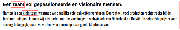 Het betreft hier een 1-mans zaak! (volgens KvK)