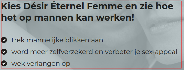 Met varkenslucht / feromonen?