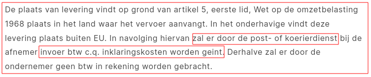 Verborgen extra kosten!