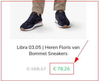 Aanbieding op deze webshop