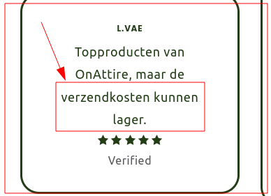 Leuke review maar verzending is gratis!