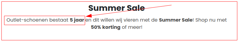 Niet 5 jaar maar 8 dagen!