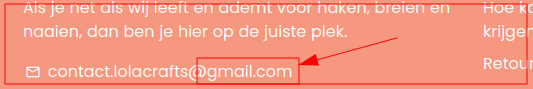 PAS OP! Gmail adres!