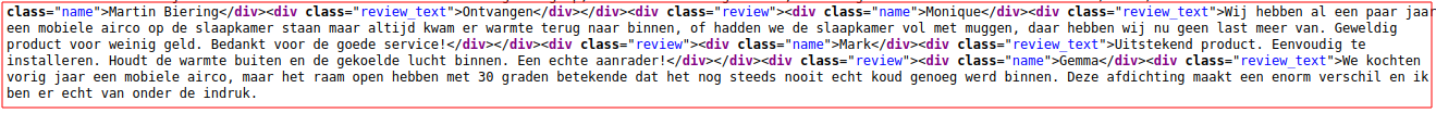 "Reviews" vast opgenomen in broncode (FAKE)