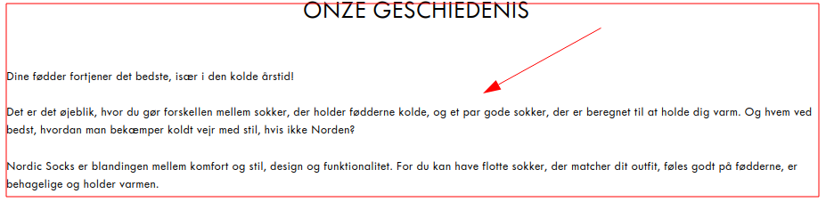 Heel verhaal over warme sokken....