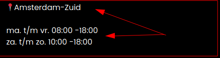 NIET in Amsterdam! En NIET 24/7!