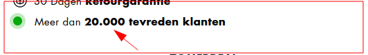 Delen door 30 dagen dus 666 per dag! Elke dag!