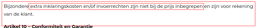 Verstopt in de voorwaarden, de verborgen kosten!