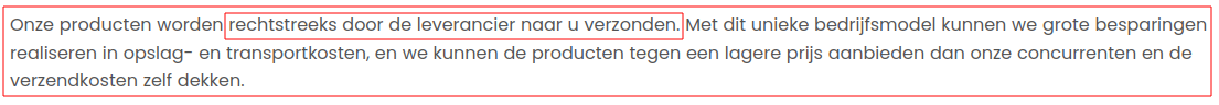 Verstopt in de FAQ.