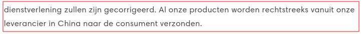 Daar staat het dus, China.