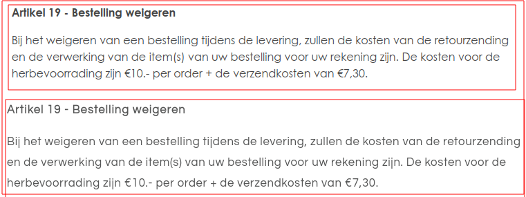 Zoek de verschillen tussen deze 2 webshops!