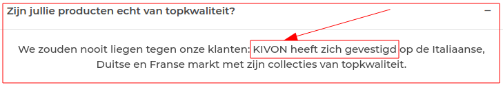 WIE/WAT is die KIVON?