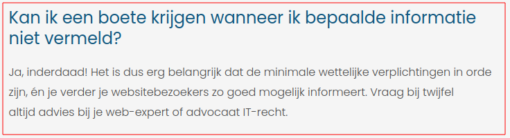 Dus JA deze webshop is strafbaar!?