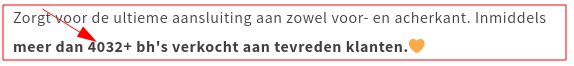 Misleidende FAKE claim (belachelijk aantal per dag)