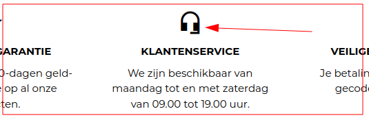 Suggereert telefonische helpdesk?