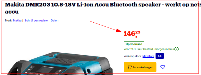 De beste aanbieding die wij vonden.